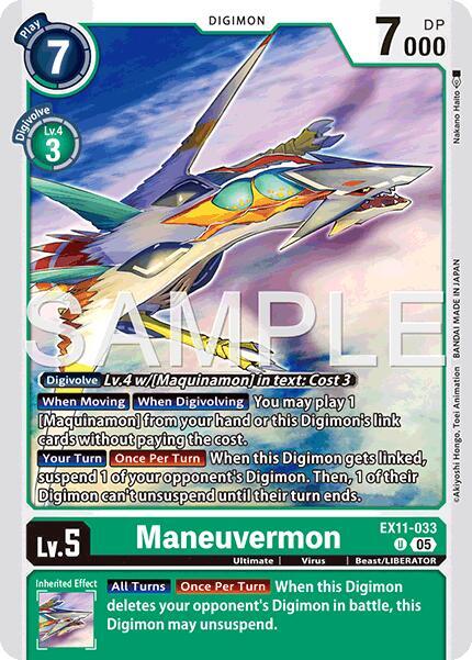 EX11-033 Maneuvermon Single