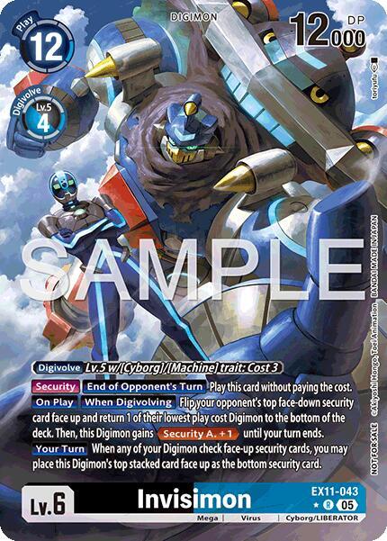 EX11-043 Invisimon Box Topper Single