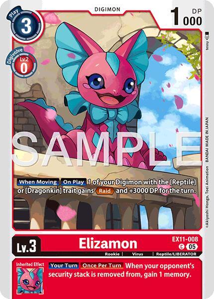 EX11-008 Elizamon Single