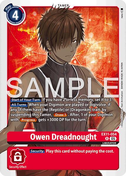 EX11-054 Owen Dreadnought Single