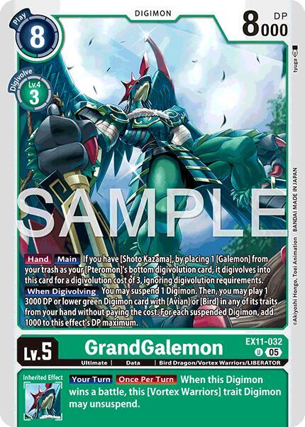 EX11-032 GrandGalemon Single