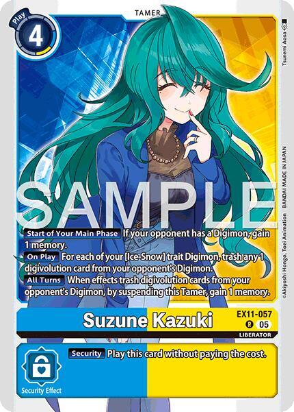 EX11-057 Suzune Kazuki Single