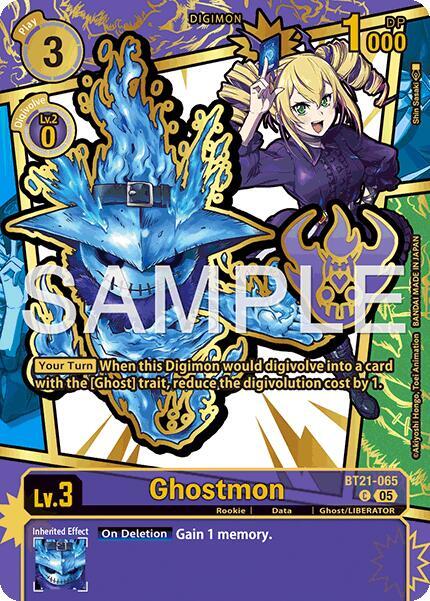 BT21-065 Ghostmon Rare Pull Single