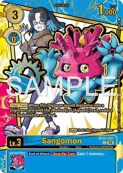 BT21-031 Sangomon Rare Pull Single