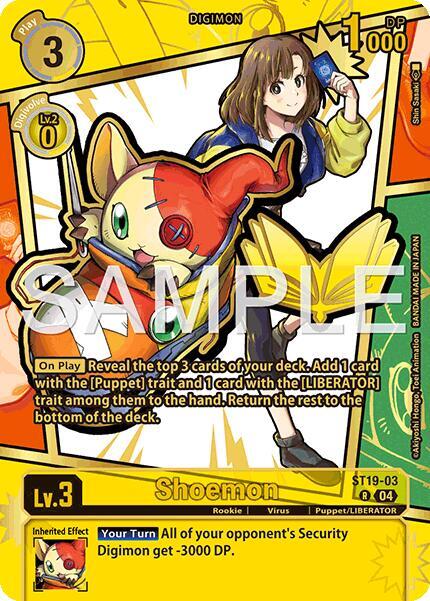 ST19-03 Shoemon Rare Pull Single