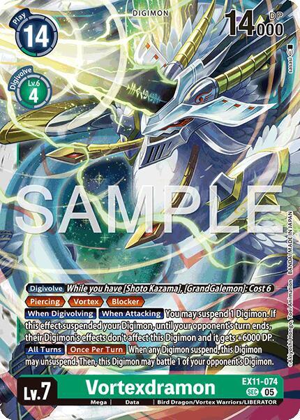 EX11-074 Vortexdramon Single