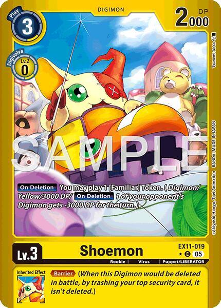 EX11-019 Shoemon Limited Foil Single