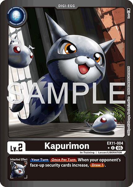 EX11-004 Kapurimon Limited Foil Single