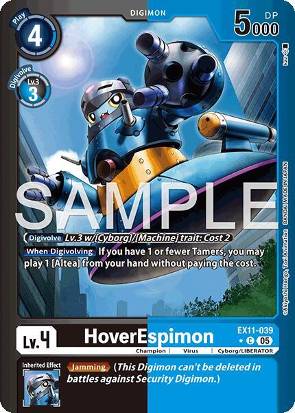 EX11-039 HoverEspimon Limited Foil Single