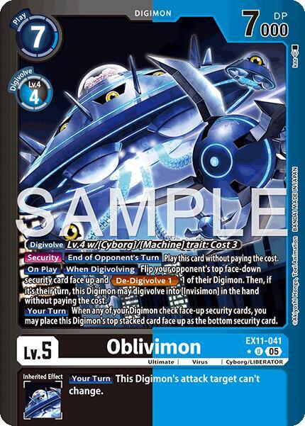 EX11-041 Oblivimon Limited Foil Single