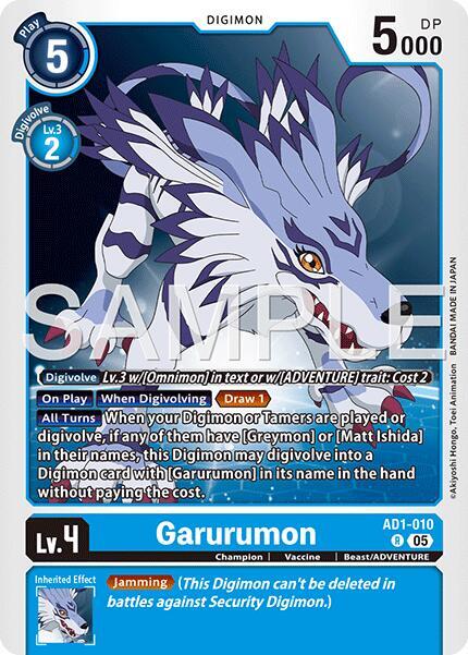 AD1-010 Garurumon Single