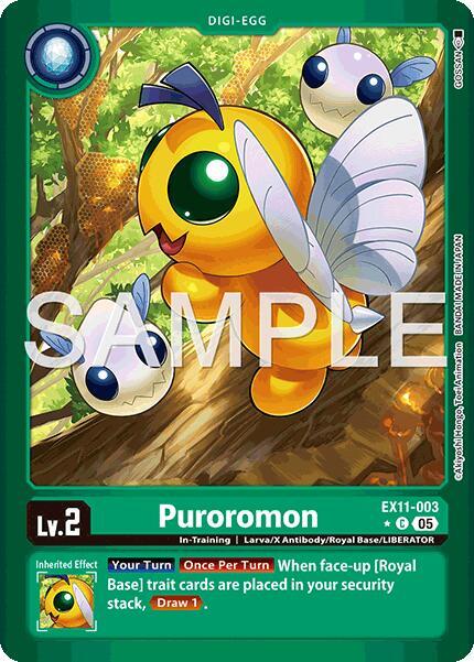 EX11-003 Puroromon Limited Foil Single