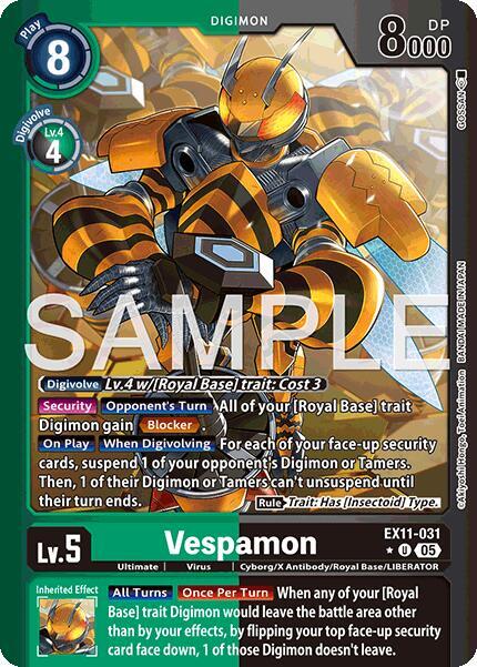 EX11-031 Vespamon Limited Foil Single