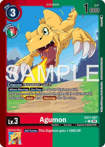 EX11-007 Agumon Limited Foil Single
