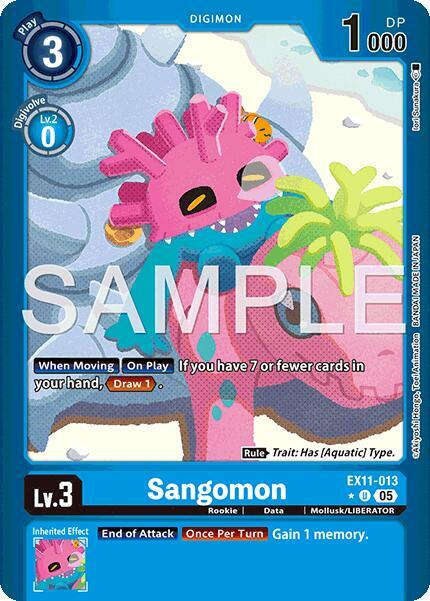 EX11-013 Sangomon Limited Foil Single