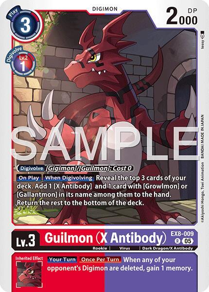 EX8-009 Guilmon X Antibody Reprint Single