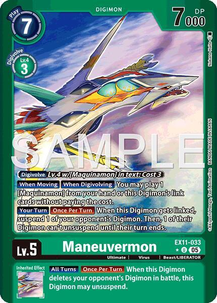 EX11-033 Maneuvermon Limited Foil Single