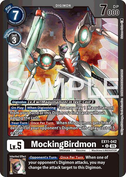 EX11-042 MockingBirdmon Limited Foil Single