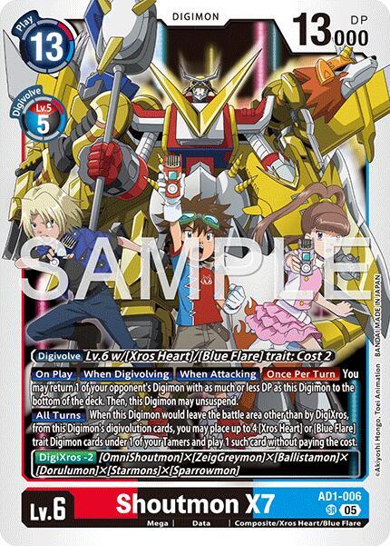 AD1-006 Shoutmon X7 Single