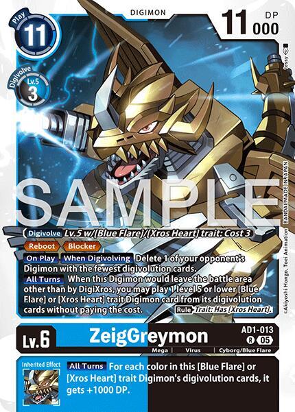 AD1-013 ZeigGreymon Single