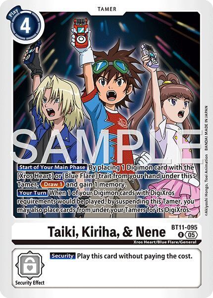 BT11-095 Taiki Kiriha and Nene Reprint Single