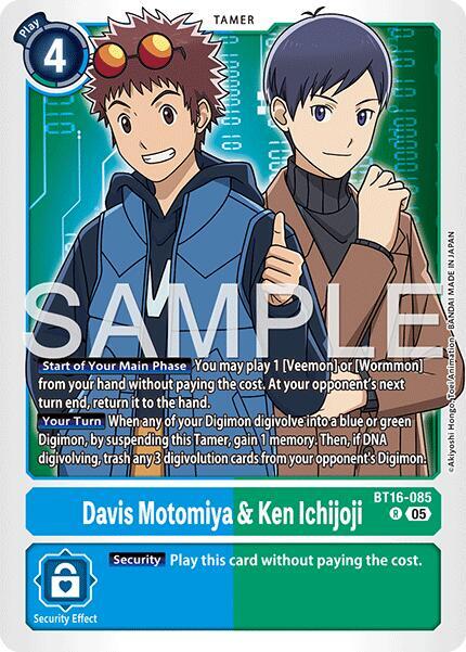 BT16-085 Davis Motomiya and Ken Ichijoji Reprint Single
