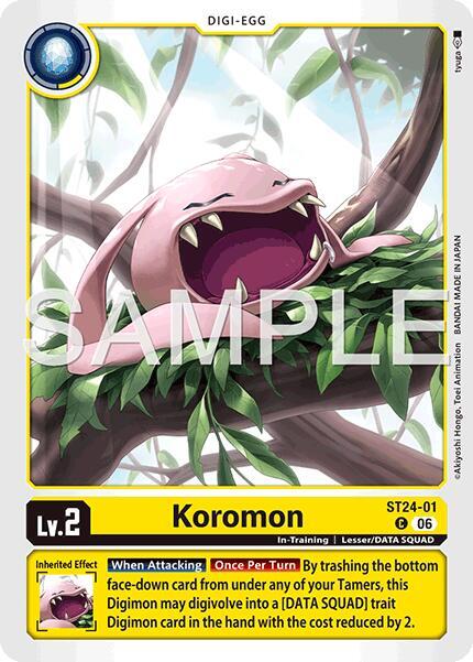 ST24-01 Koromon Single