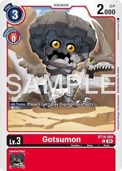 BT14-009 Gotsumon Reprint Single