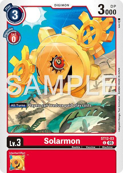 ST12-03 Solarmon Reprint Single
