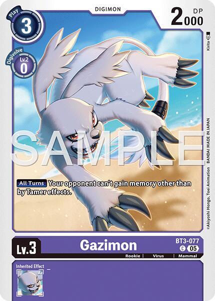 BT3-077 Gazimon Reprint Single