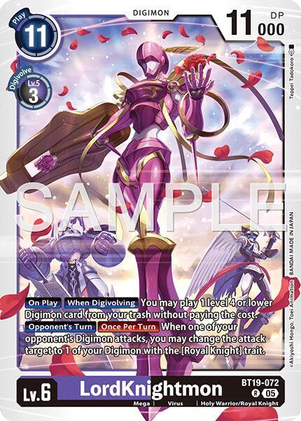 BT19-072 LordKnightmon BT19 072 Reprint Single