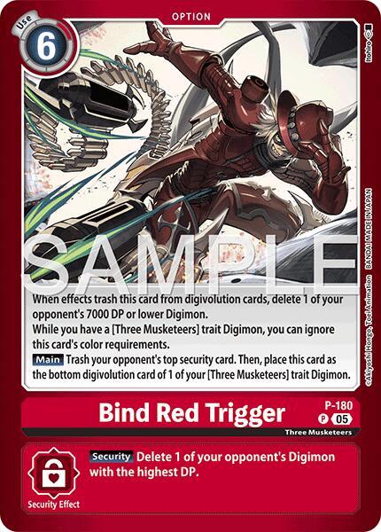 P-180 Bind Red Trigger LM Single