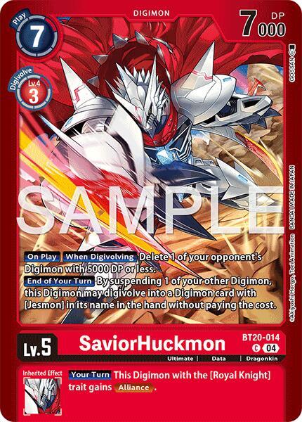BT20-014 SaviorHuckmon LM Single