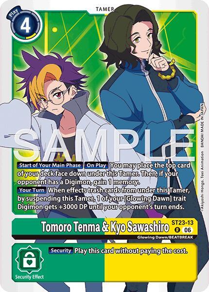 ST23-13 Tomoro Tenma and Kyo Sawashiro Single