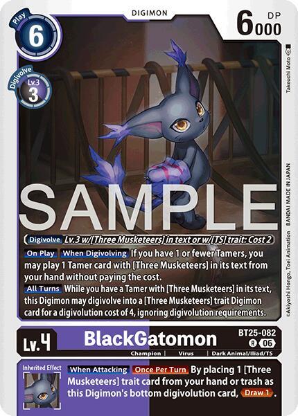 BT25-082 BlackGatomon Single
