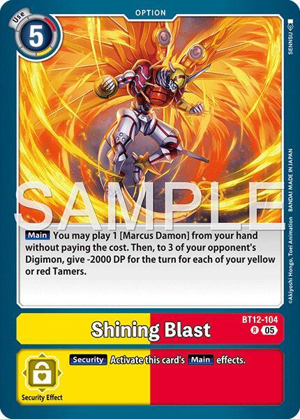 BT12-104 Shining Blast Reprint Single