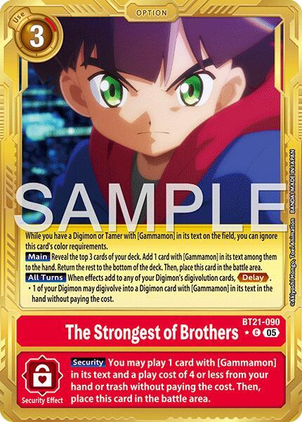 BT21-090 The Strongest of Brothers Gold Border Single