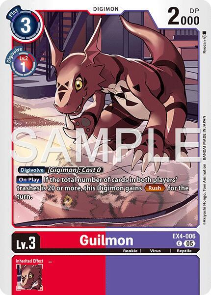 EX4-006 Guilmon EX4 006 Reprint Single
