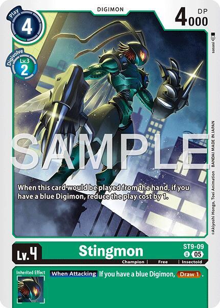 ST9-09 Stingmon ST9 09 Reprint Single