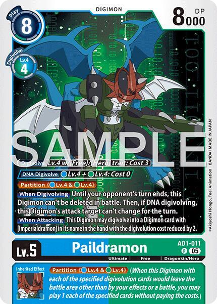 AD1-011 Paildramon AD1 011 Single