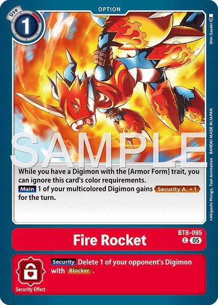 BT8-095 Fire Rocket Reprint Single