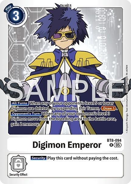 BT8-094 Digimon Emperor Reprint Single