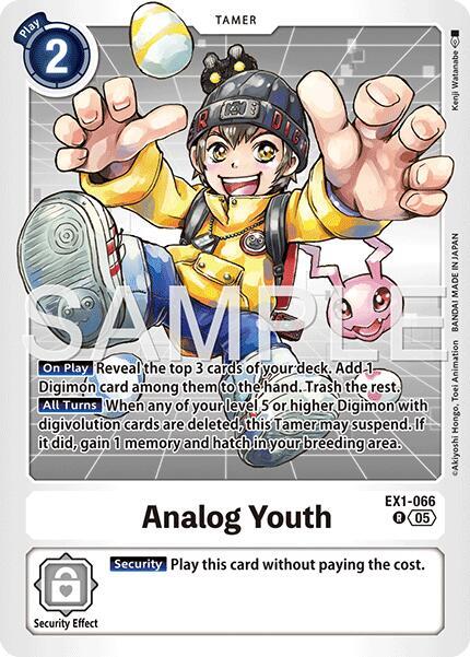 EX1-066 Analog Youth Reprint Single