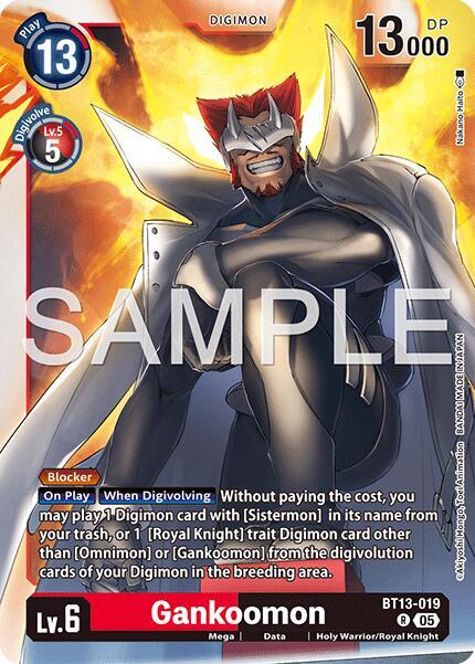 BT13-019 Gankoomon Reprint Single