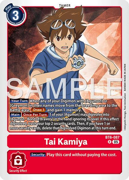 BT6-087 Tai Kamiya BT6 087 Reprint Single