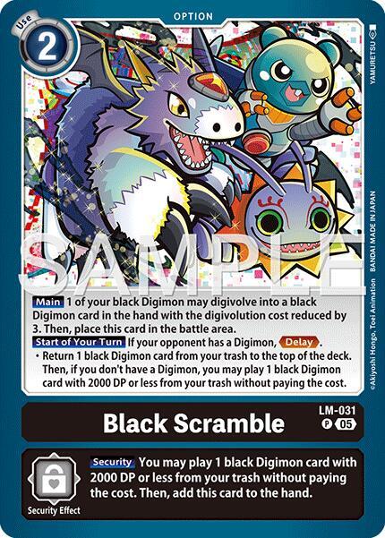 LM-031 Black Scramble Reprint Single