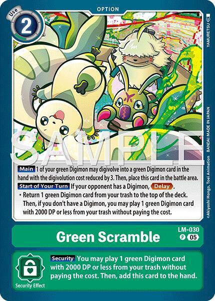 LM-030 Green Scramble Reprint Single