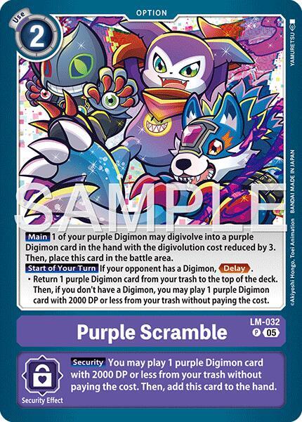LM-032 Purple Scramble Reprint Single