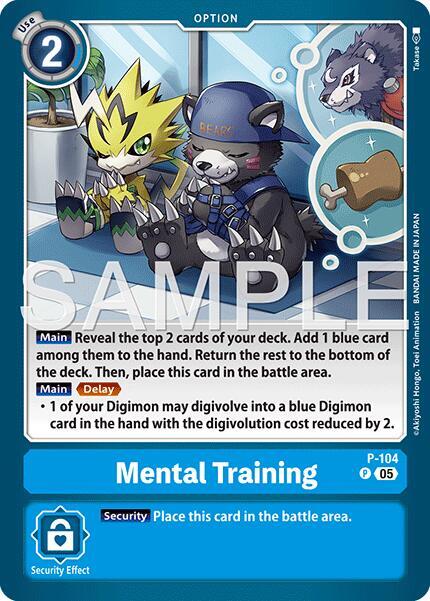 P-104 Mental Training Reprint Single