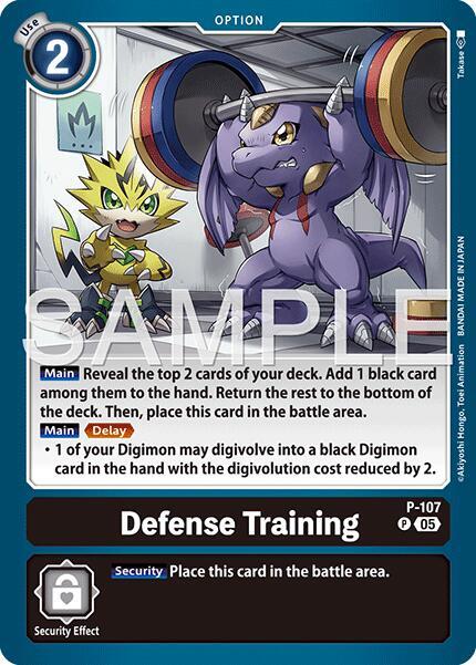P-107 Defense Training Reprint Single